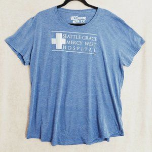 Grey's Anatomy  SEATTLE GRACE MERCY WEST HOSPITAL  T Shirt  Size 2XL